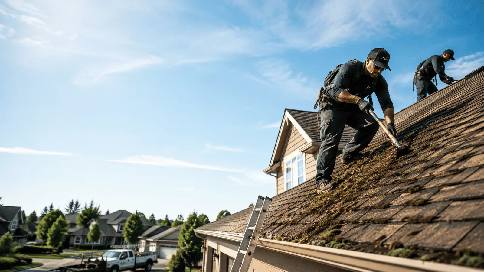 Roof Moss Removal in Lewis, KS near me